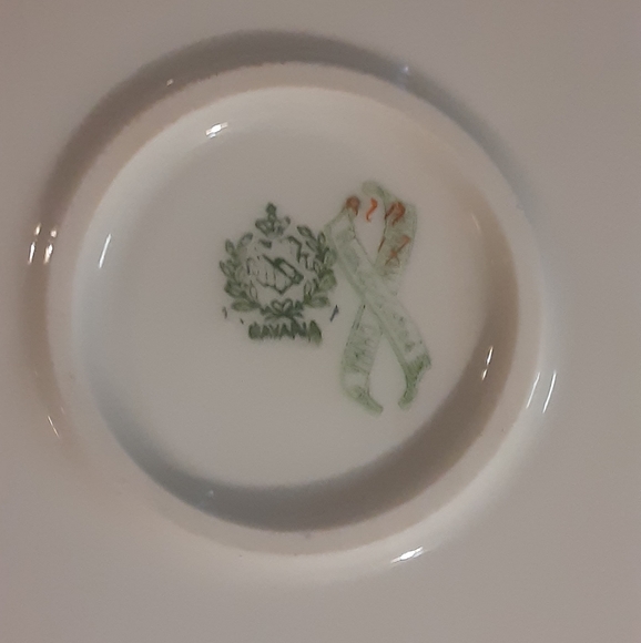 PT BAVARIA c1910 PORCELAIN SERVING PLATE 11.75" Handpainted Heavy Gild - Picture 3 of 5